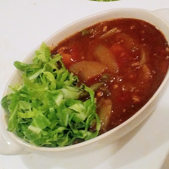 トマト缶で簡単ヘルシー♡トマトカレー